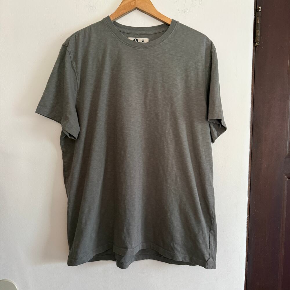 AMERICAN GIANT | Cotton Club Crew Neck T-Shirt Gray | Extra Large